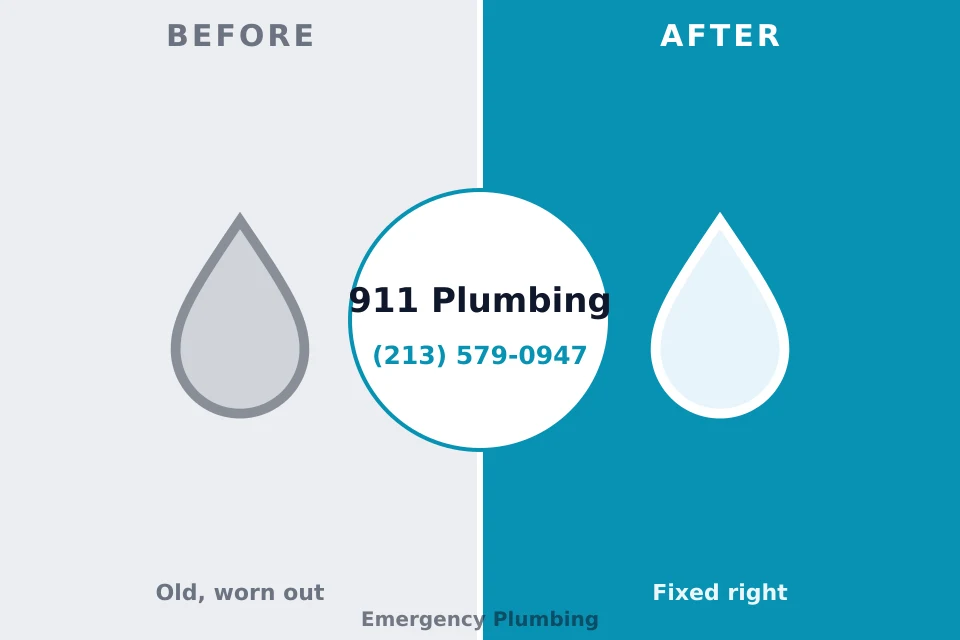 Before and after: plumbing company Nevada, IA